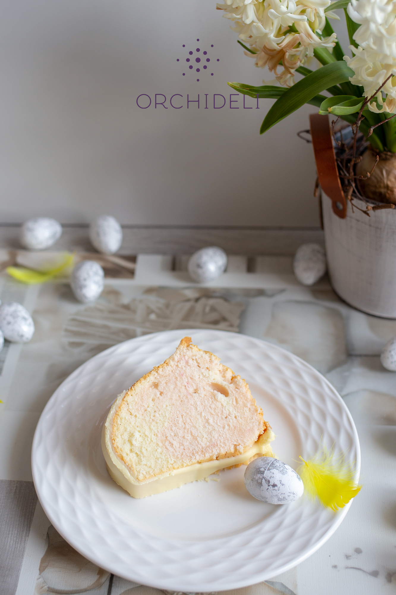 orchideli, przepis na babkę malinową na białkach, prosta babka wielkanocna