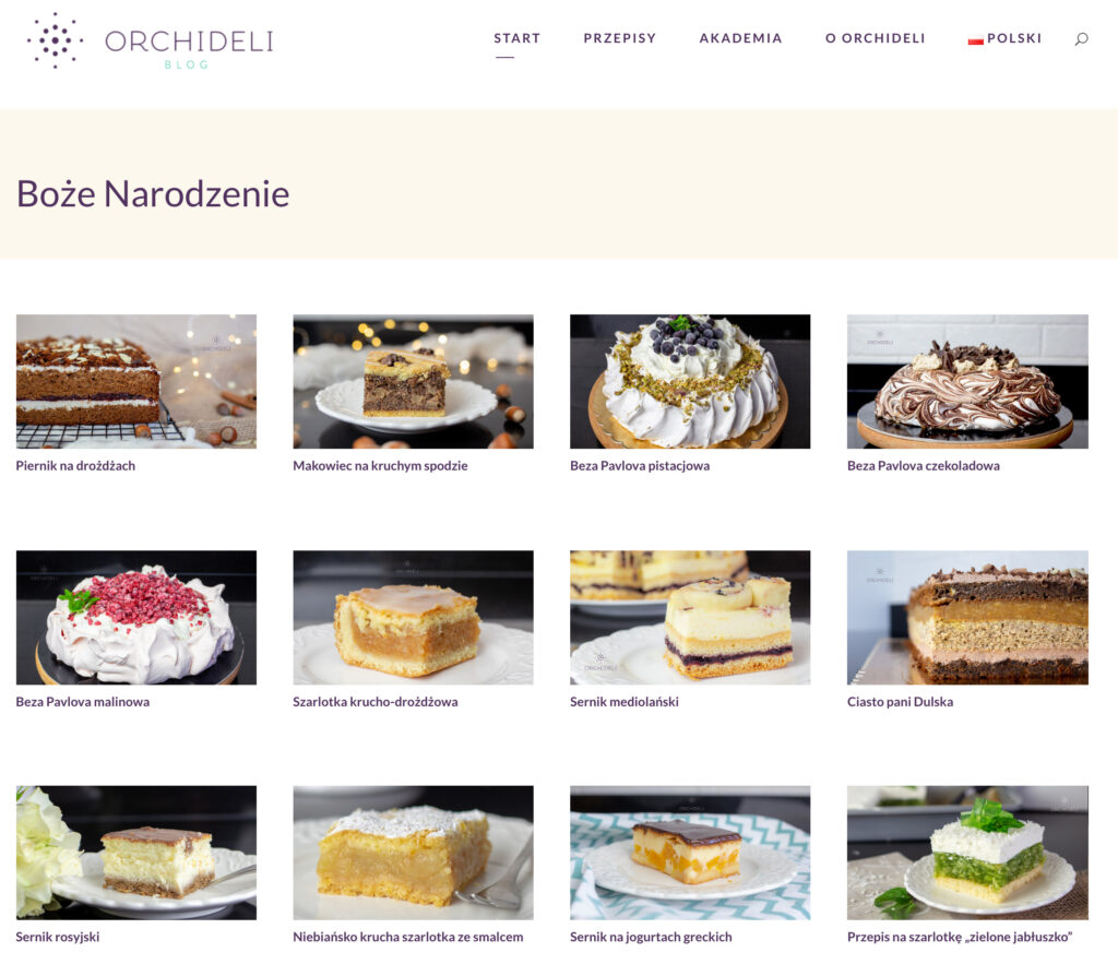 przepisy na boże narodzenie orchideli_