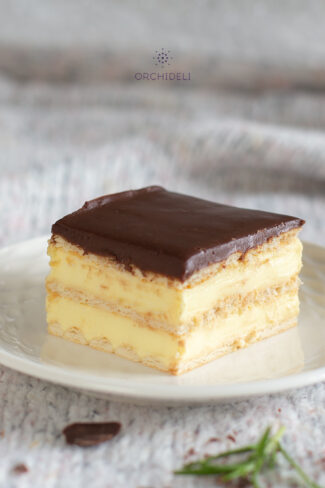 prosty przepis na ciasto bez pieczenia czekoladowa eklerka orchideli