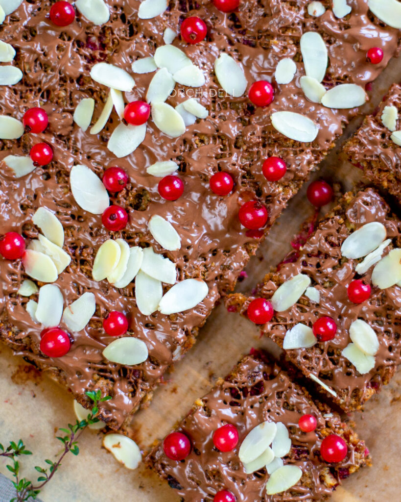 proste ciasto z owocami orchideli