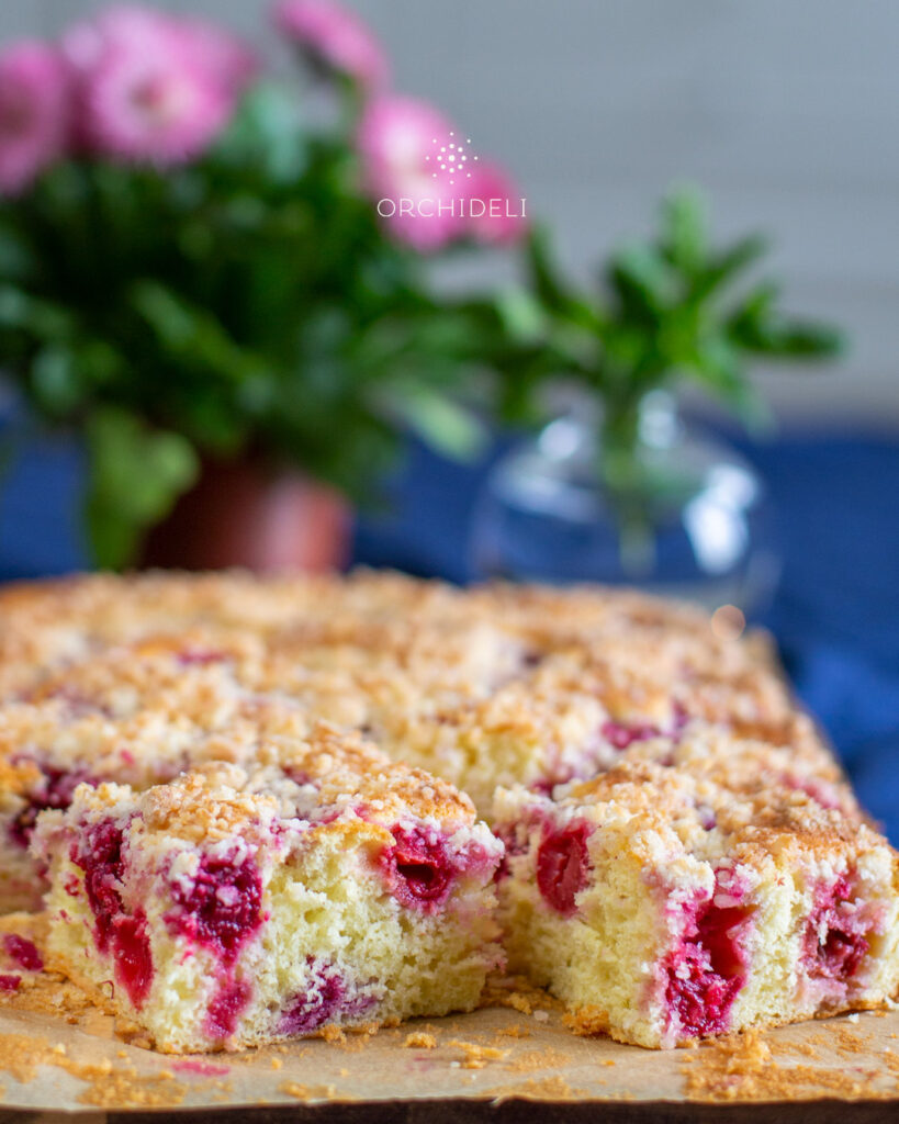 szybkie ciasto przepis z wiśniami orchideli