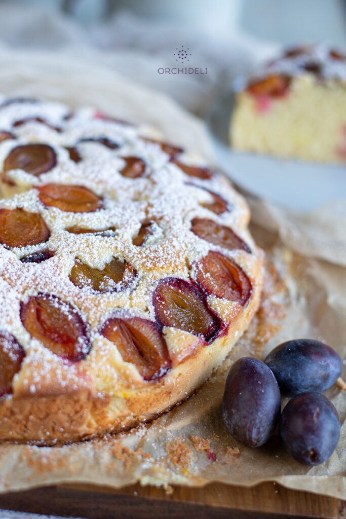przepis na błyskawiczne mięciutkie ciasto ze śliwkami orchideli