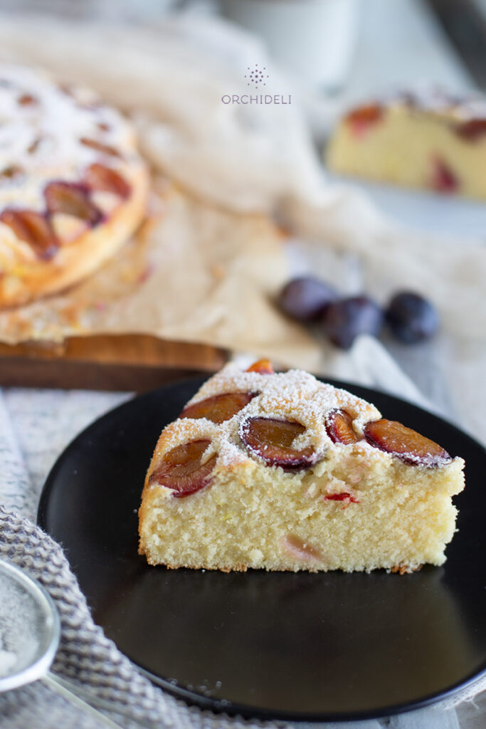 proste i szybkie ciasto ze śliwkami orchideli