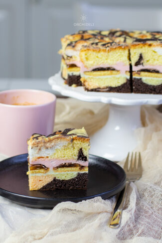 przepis na ciasto mozaika, prosty przepis, ciasto na święta orchideli