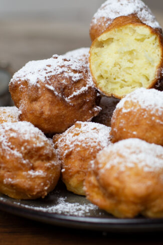 szybkie pączki bez drożdży, bez wyrastania