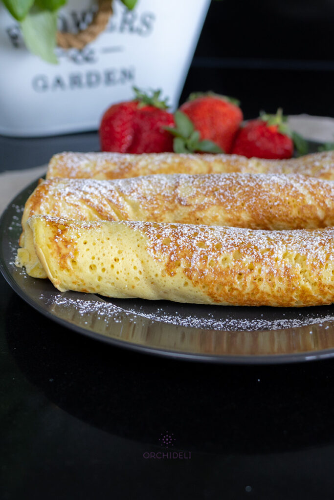 naleśniki węgierskie na drożdżach, przepis na naleśniki Orchideli