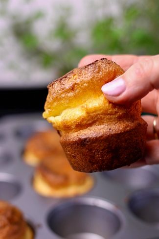 babeczki ptysiowe na śniadanie popovers przepis Orchideli