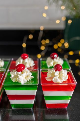 przepis na świąteczny deserek z galaretką Orchideli