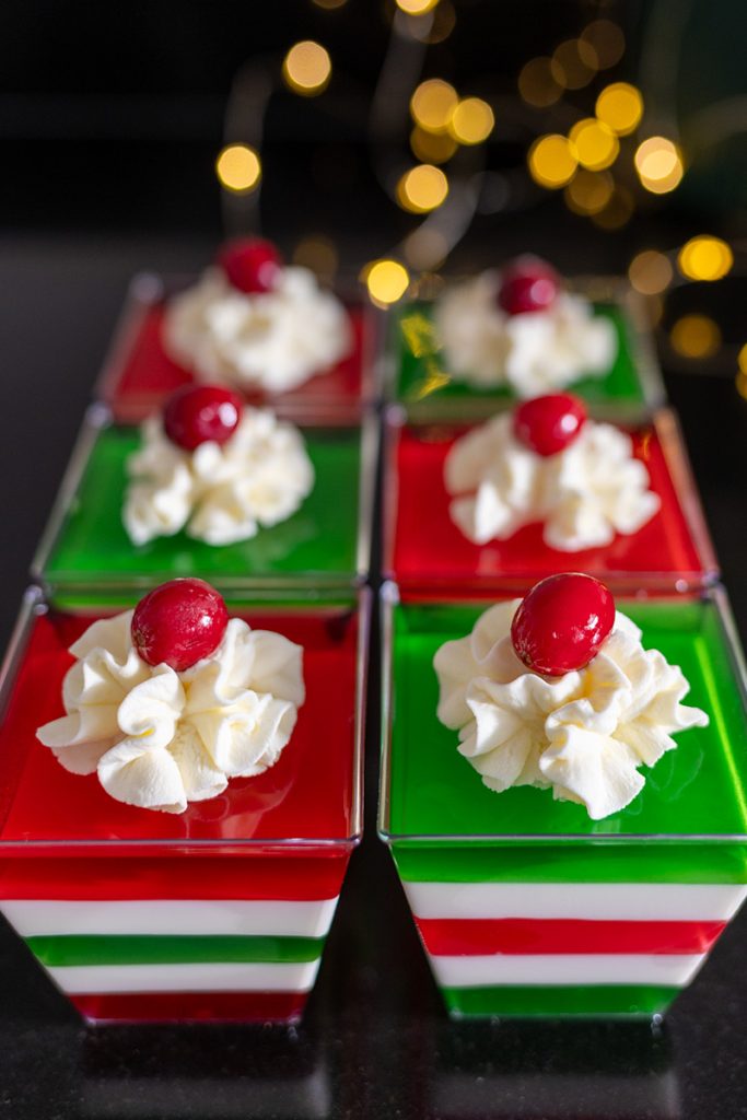 przepis na świąteczny deserek z galaretką Orchideli