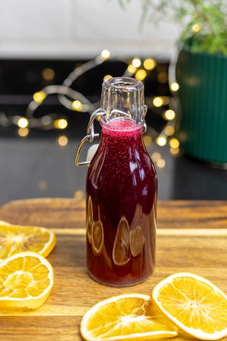 przepis na syrop żurawinowy do herbaty Orchideli