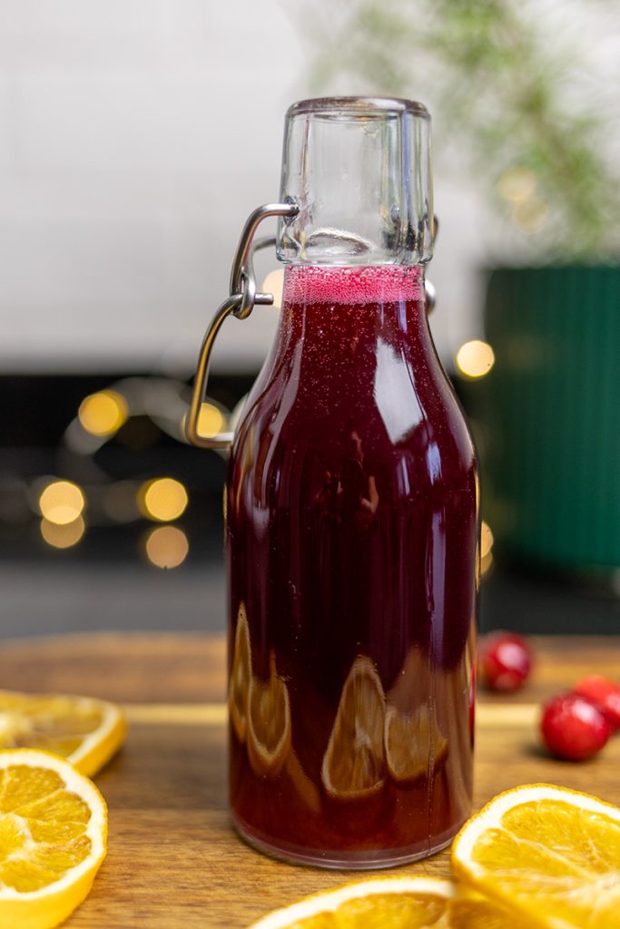 przepis na syrop żurawinowy do herbaty Orchideli