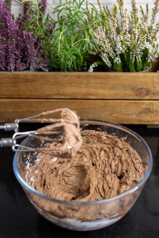 przepis na krem czekoladowy z mascarpone do tortu Orchideli