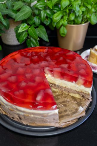 przepis na sernik na zimno ambasador Orchideli