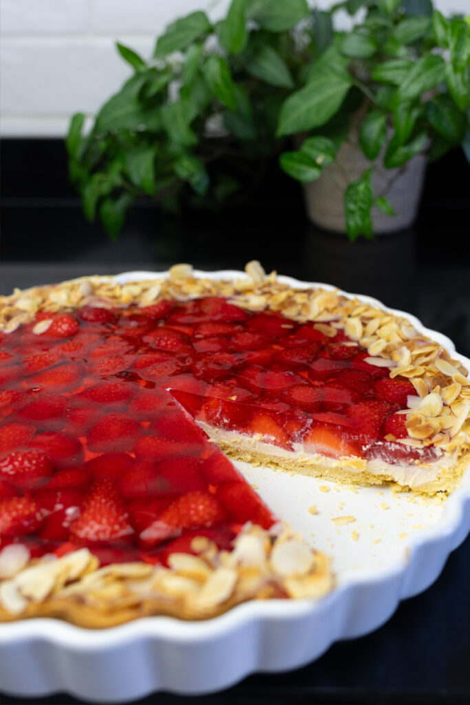 tarta z truskawkami, przepis Orchideli